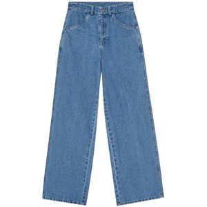 Opéra Sport, Dames, Jeans, Blauw, Maat: L Katoen,