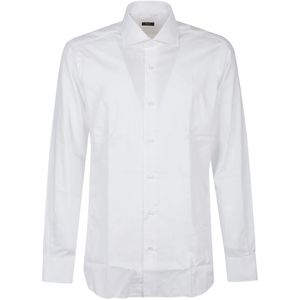 Barba Napoli, Heren, Overhemden, Wit, Maat: 3XL Katoen,