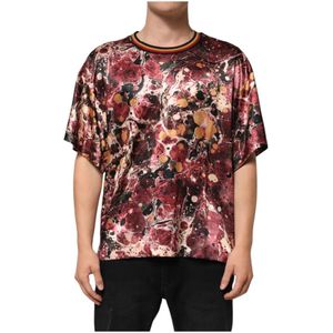 Dolce & Gabbana, Heren, Tops, Veelkleurig, Maat: S Poliester,