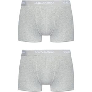 Dolce & Gabbana, Heren, Ondergoed, Grijs, Maat: S Katoen,