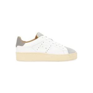 Hogan Geveterde Stijl Sneakers met Gaten , White , Dames , Maat: 39 EU