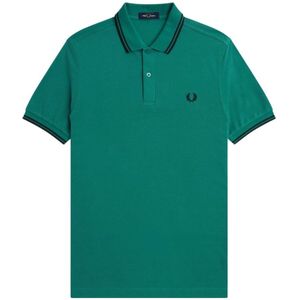 Fred Perry, Heren, Tops, Groen, Maat: XL Katoen,