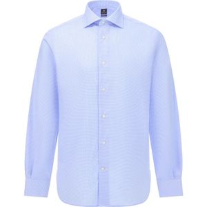 Boggi Milano - Overhemd - Lichtblauw - Regular Fit - Lange Mouw - Katoen - Paisley