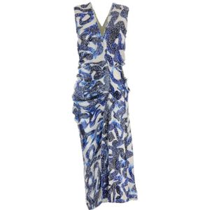 Dries Van Noten, Dames, Jurken, Veelkleurig, Maat: S Viscose,