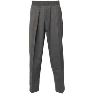 Briglia, Heren, Broeken, Grijs, Maat: XL Wol,