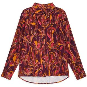 Maliparmi, Dames, Blouses & Shirts, Veelkleurig, Maat: XS Viscose,