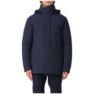 Save The Duck, Heren, Jassen, Blauw, Maat: XL Leer,