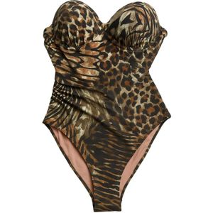 Guess, Dames, Badkleding, Bruin, Maat: S Polyamide,