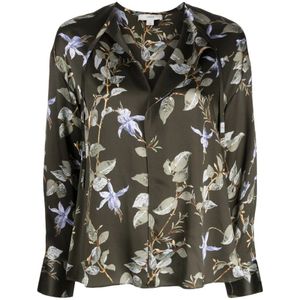 Vince, Dames, Blouses & Shirts, Veelkleurig, Maat: M Zijde,