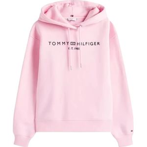 Tommy Hilfiger, Dames, Sweatshirts & Hoodies, Roze, Maat: L