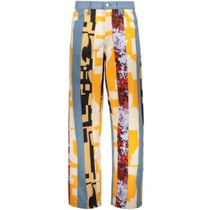 Dries Van Noten, Heren, Jeans, Veelkleurig, Maat: W32 Katoen,