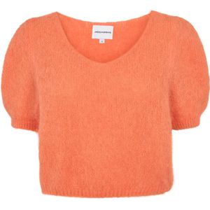 Americandreams, Dames, Truien, Oranje, Maat: S Wol,