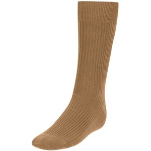 Boggi Milano - Sokken - Cappuccino - Geribbeld Gebreid - Katoen