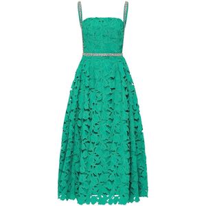 Rebecca Vallance, Dames, Jurken, Groen, Maat: 2XS Leer,