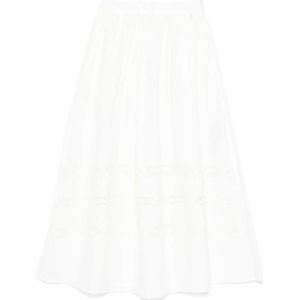 Liu Jo, Dames, Rokken, Wit, Maat: 2XS Katoen,
