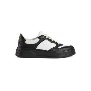 Gucci GG geëmbosseerde lage sneakers , Black , Heren , Maat: 45 1/2 EU