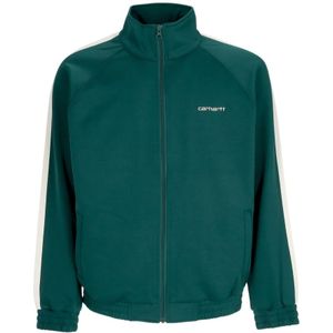 Carhartt Wip, Heren, Sweatshirts & Hoodies, Groen, Maat: S