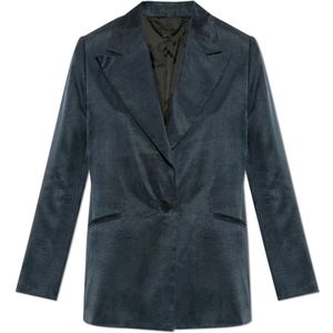 AllSaints, Dames, Jassen, Blauw, Maat: 2XS Poliester,