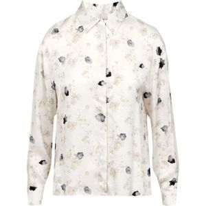 Kaos, Dames, Blouses & Shirts, Veelkleurig, Maat: M Satijn,