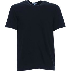 James Perse, Heren, Tops, Zwart, Maat: S Katoen,