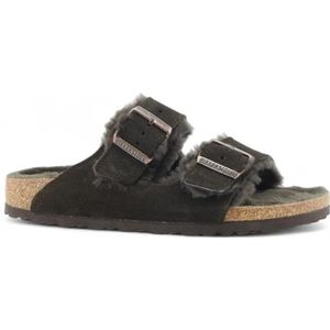 Birkenstock, Dames, Schoenen, Bruin, Maat: 40 EU Leer,