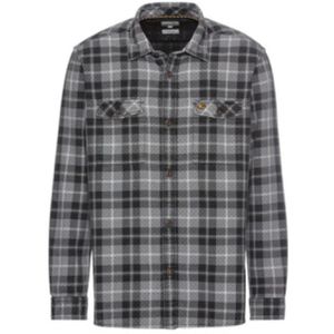 Camel Active, Heren, Overhemden, Grijs, Maat: 3XL