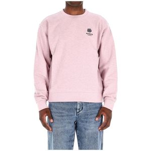 Kenzo, Heren, Sweatshirts & Hoodies, Roze, Maat: L Katoen,