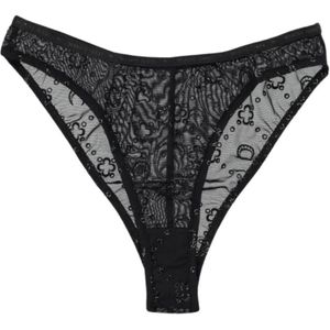 Marine Serre, Dames, Badkleding, Zwart, Maat: S