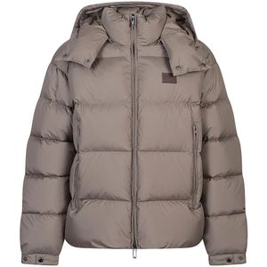 Emporio Armani, Heren, Jassen, Beige, Maat: M Poliester,