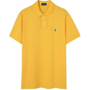 Polo Ralph Lauren - Shirt - Hemelsblauw - Katoen - Slanke Pasvorm