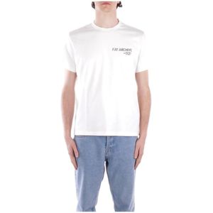 Fay, Heren, Tops, Wit, Maat: XL Katoen,