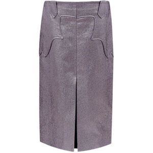 Tom Ford, Dames, Rokken, Paars, Maat: S Polyamide,