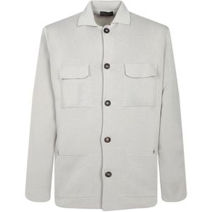 Dell'oglio, Heren, Overhemden, Grijs, Maat: 2XL