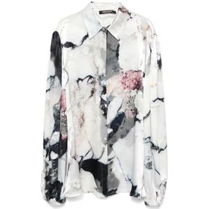Roberto Cavalli, Dames, Blouses & Shirts, Veelkleurig, Maat: S