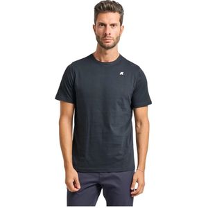 K-Way, Heren, Tops, Zwart, Maat: L