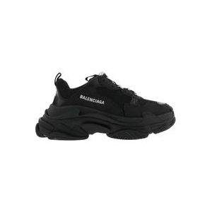 Balenciaga Chunky Sole Zwarte Sneakers Vrouwen , Black , Dames , Maat: 39 EU