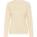 SOAKED IN LUXURY - Trui 'Spina' - Lichtbeige - Gebreide Trui