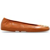 Tory Burch - Leren Balletflats - Bruin - Dames
