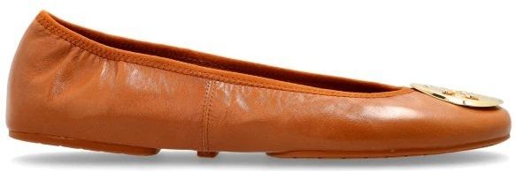 Tory Burch - Leren Balletflats - Bruin - Dames