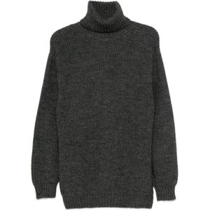 Moschino, Dames, Truien, Grijs, Maat: 2XS