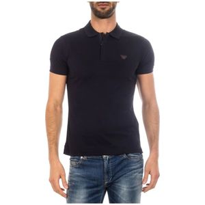 Armani Jeans, Heren, Tops, Blauw, Maat: L