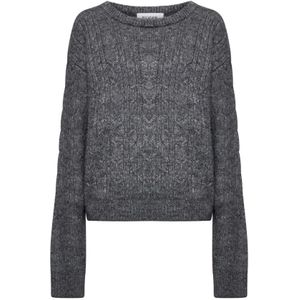 Silvian Heach, Dames, Truien, Grijs, Maat: XS Leer,