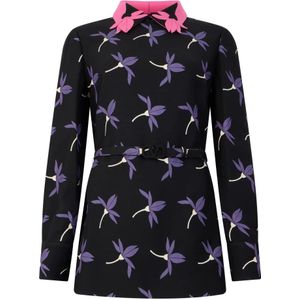 Valentino Garavani, Dames, Tops, Zwart, Maat: XL Zijde,