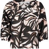 Betty & Co - Blouse met Print - Zwart - Dames