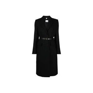 Burberry Single-Breasted Coats , Black , Dames , Maat: S