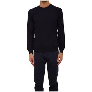 Corneliani, Heren, Truien, Blauw, Maat: 4XL Wol,