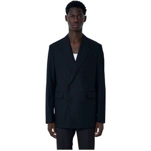 Gucci, Heren, Jassen, Zwart, Maat: M Katoen,