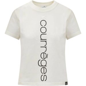 Courrèges, Dames, Tops, Wit, Maat: S Katoen,