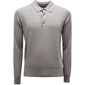 Alpha Studio, Heren, Tops, Grijs, Maat: M Zijde,