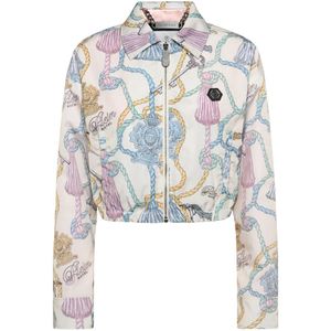 Philipp Plein, Dames, Jassen, Veelkleurig, Maat: S Nylon,